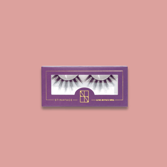 Stinaface 3D Poppy Faux Mink Lashes – Fluffy, Lightweight & Reusable False Eyelashes - Refined Version